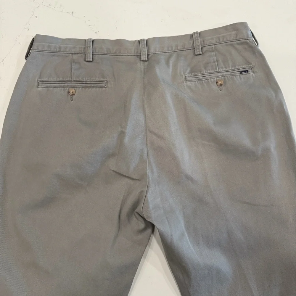 Polo by Ralph Lauren Men's Classic Fit Gray Chinos